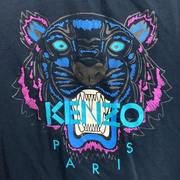 Kenzi Paris Women’s M Tiger Face Art Tee - Picture 6 of 10